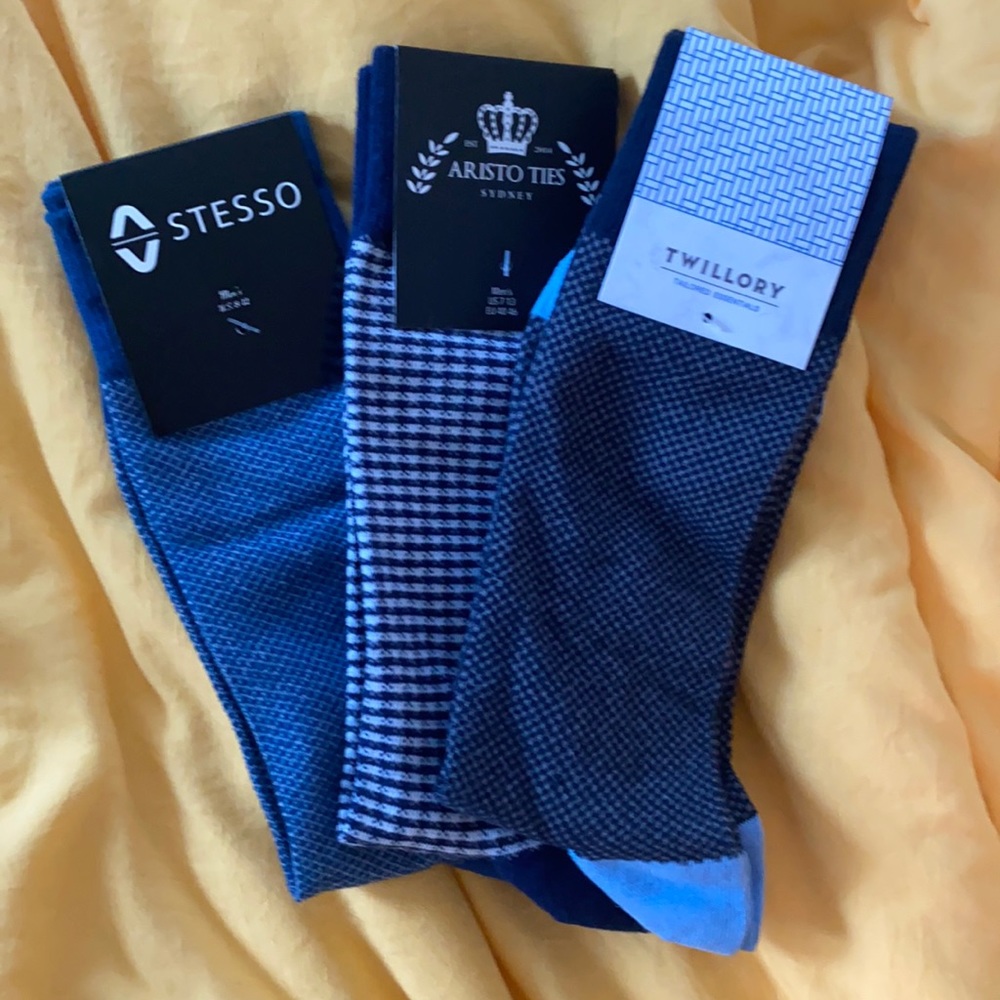 Men’s blue sock bundle